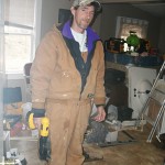 Renovations continue on the last men’s dorm bedroom and attached bath