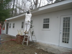 Kevin - Giving Isaiah House a fresh coat of paint