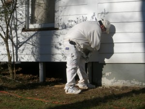 Kevin - Giving Isaiah House a fresh coat of paint